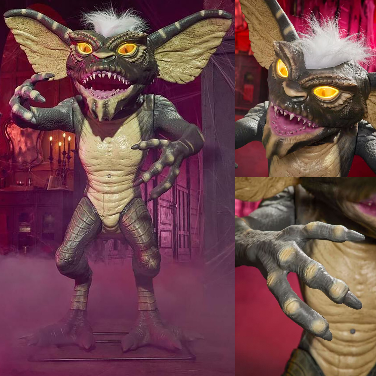 NEW* Home Depot 3.5 ft Animated LED Gremlin Stripe H1 Animatronic