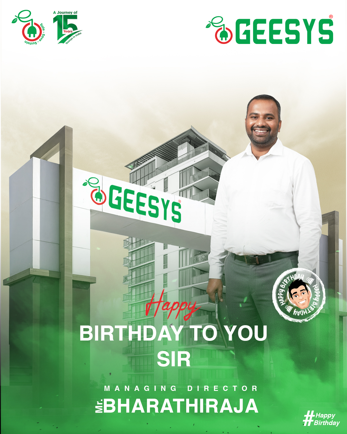 GEESYS - Happy Birthday to Our Managing Director! Your visionary ...