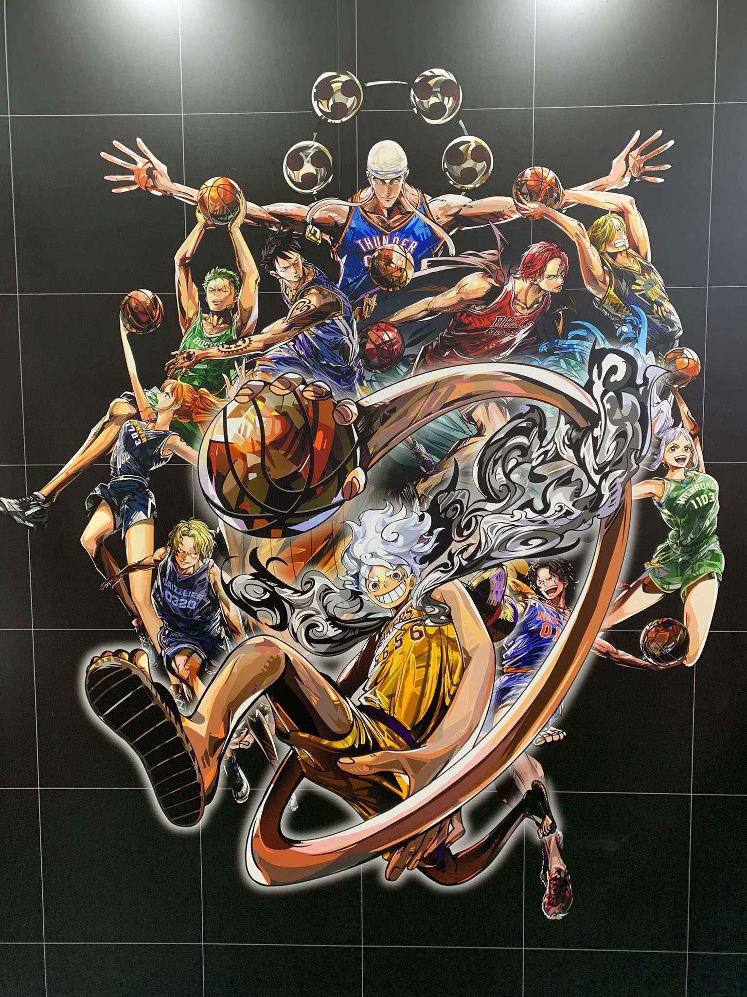 ONEPIECE X NBA DISPLAYED IN JUMP FESTA