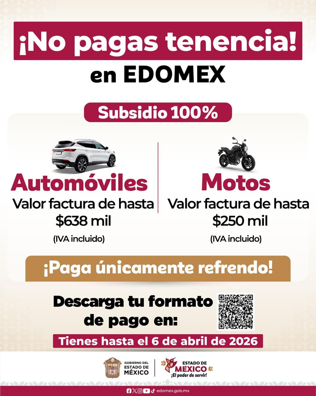 ¡Ahorra en tu tenencia... - Gobierno del Estado de México | Facebook