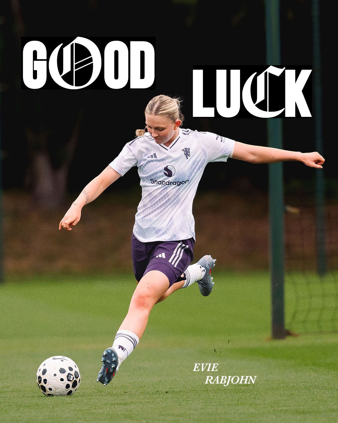 Manchester - Sending best wishes to Evie Rabjohn, who will spend 2025/ ...