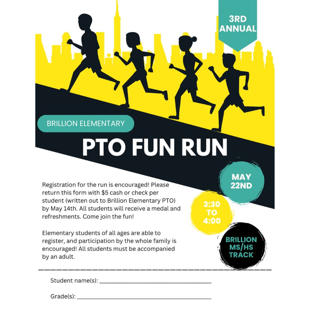 Brillion - Brillion Elementary PTO Fun Run - Join us for the 3rd annual ...
