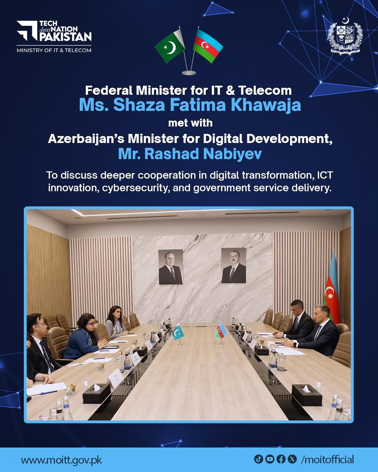 Federal Minister for IT &... - Ministry Of IT & Telecom | Facebook