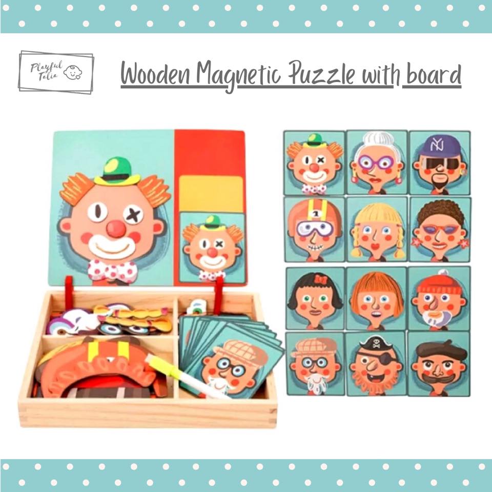 Playful Talia - Make-a-face Magnetic Educational Puzzle... | Facebook