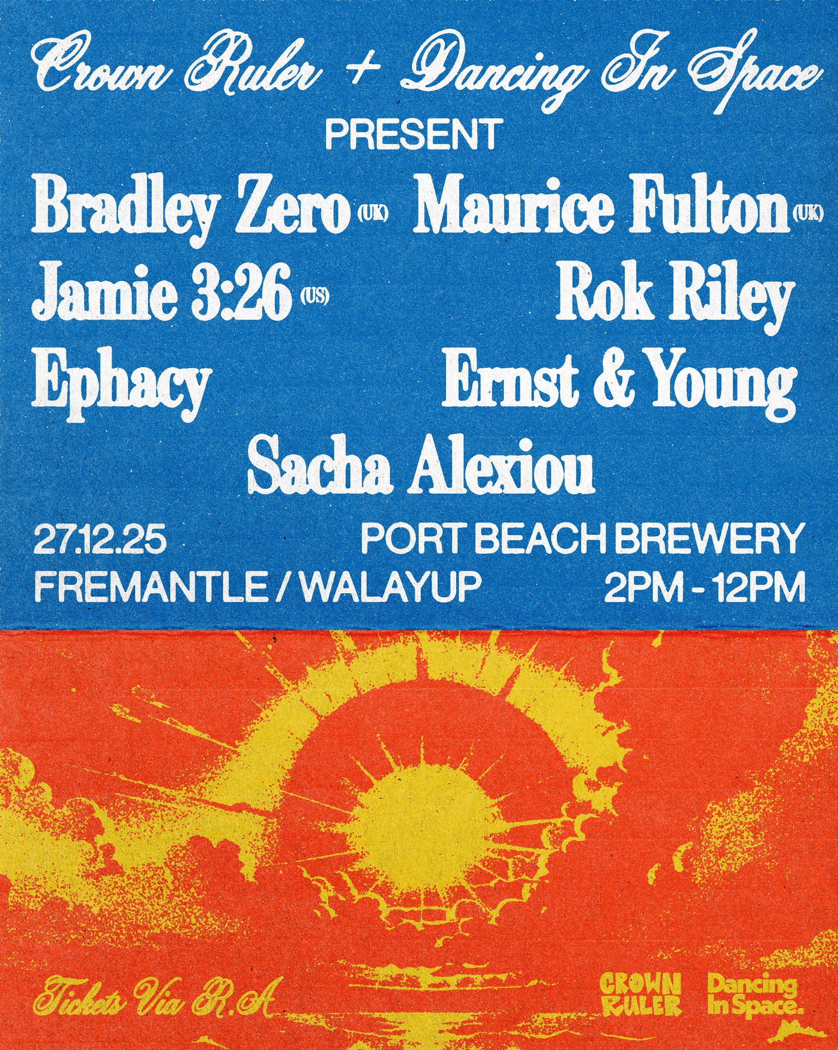 Port - Crown Ruler and Dancing in space are taking over Port Beach ...