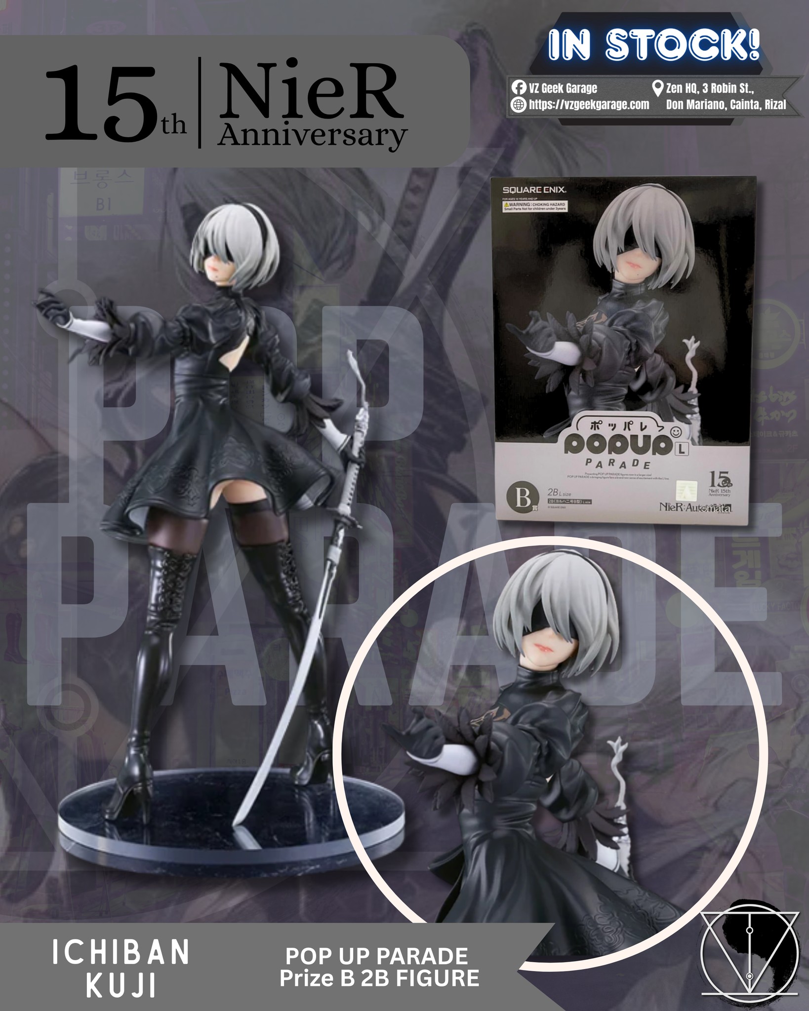 IN STOCK. Ichiban Kuji NieR: Automata 15th Anniversary Prize B