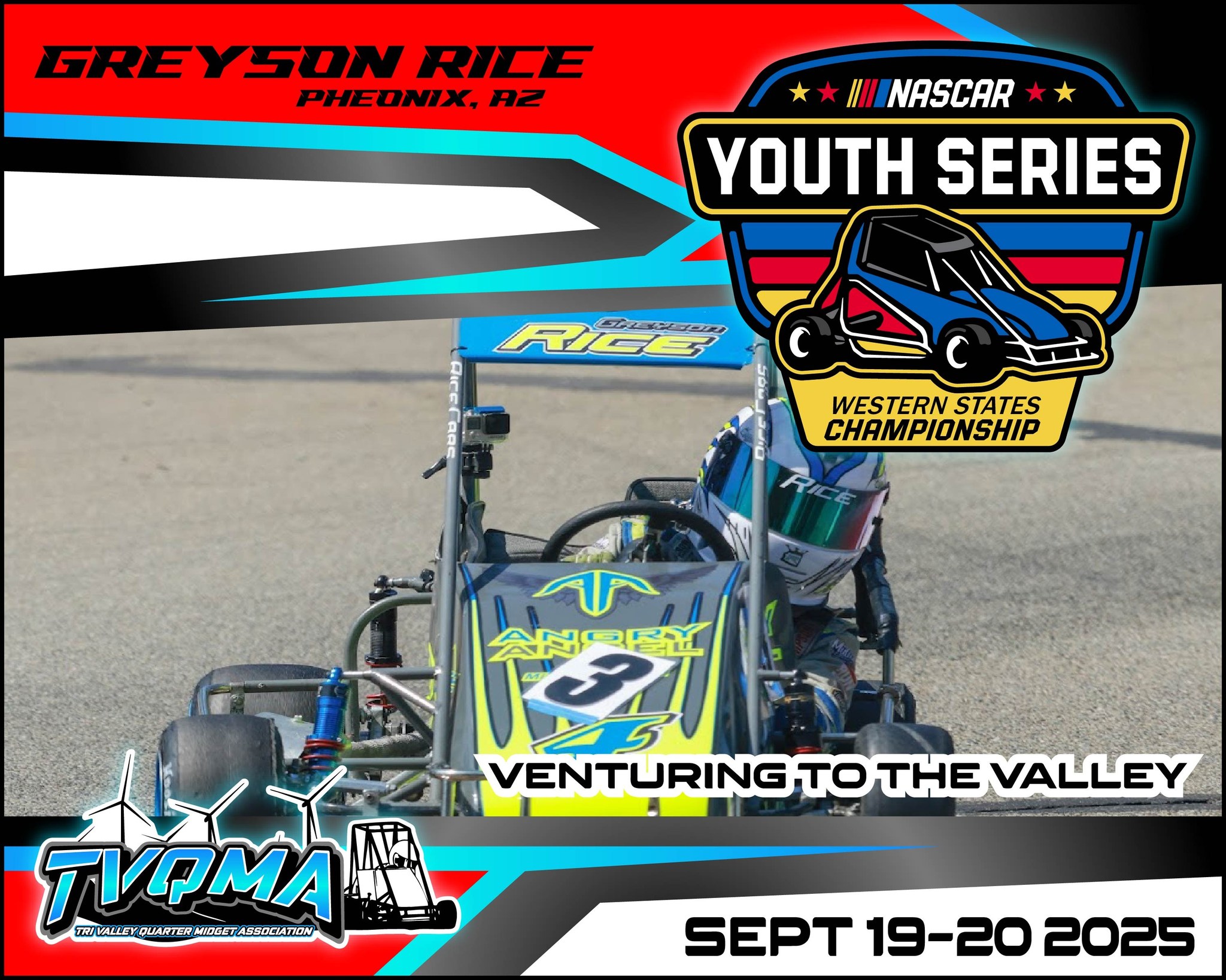 Greyson Rice is venturing... - Tri-Valley Quarter Midget Club | Facebook