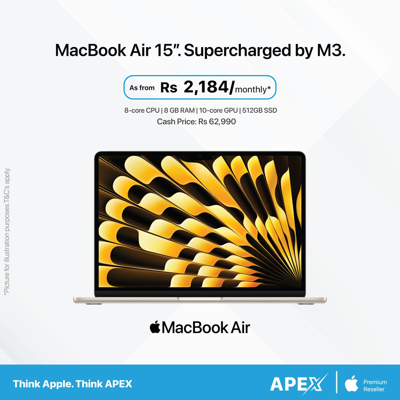MacBook Air 15 - Power. Freedom. Everywhere. ? From morning 