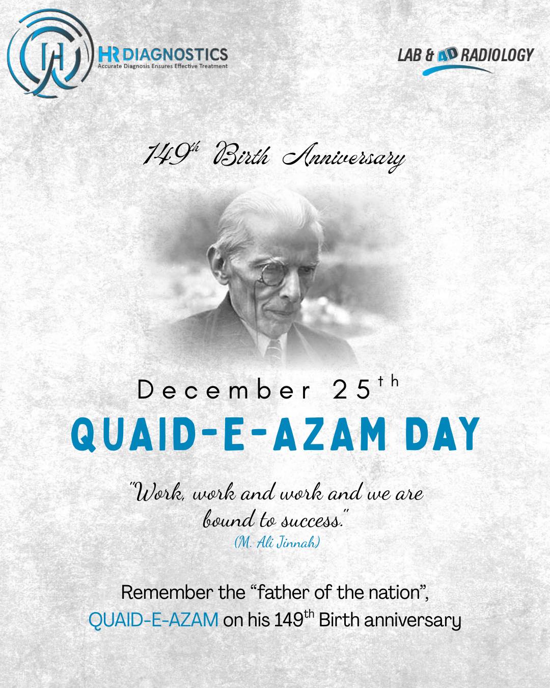 HR - Remembering Quaid-e-Azam Muhammad Ali Jinnah on his 149th birth ...