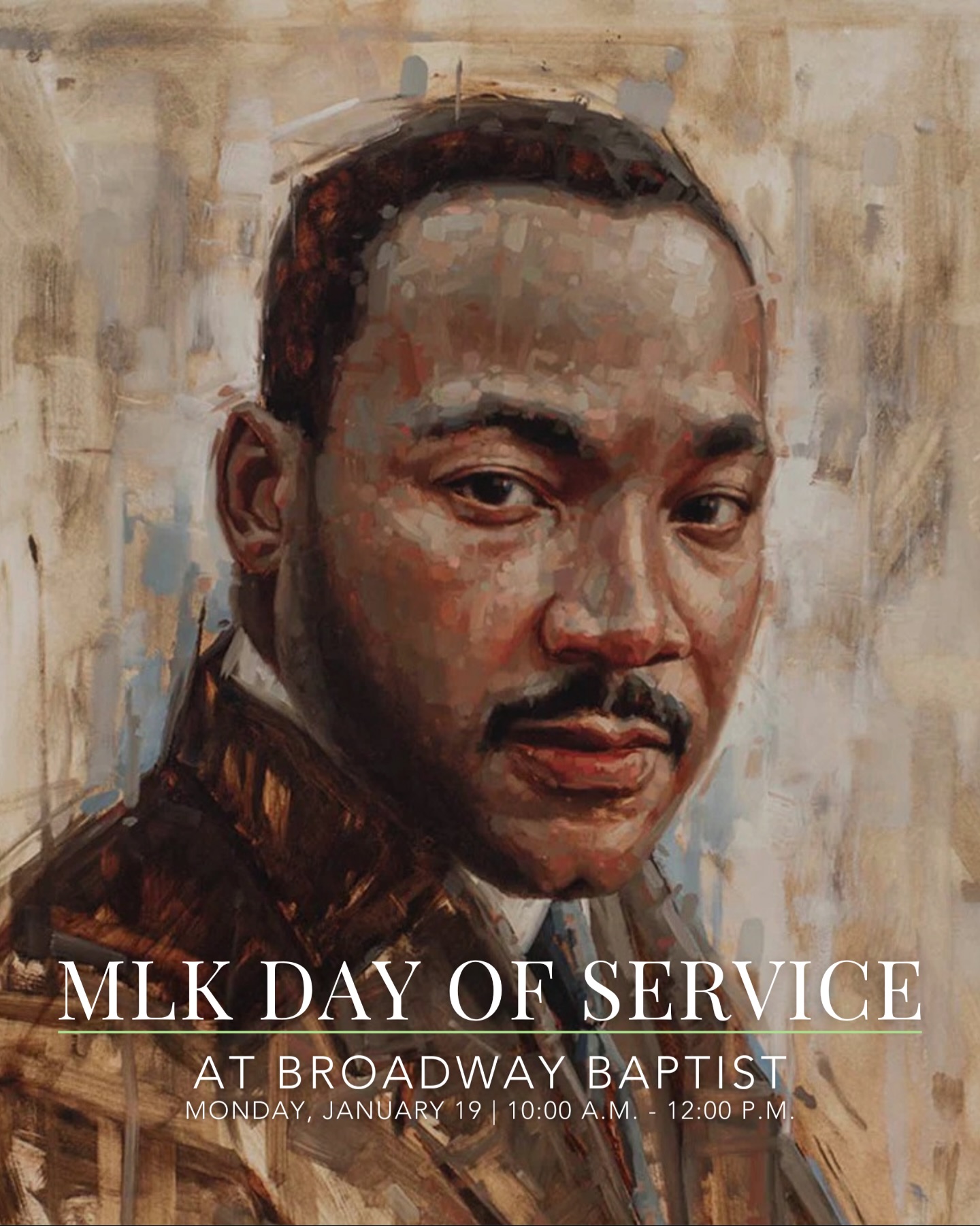Broadway - Join us in a day of service on Martin Luther King Jr. Day ...