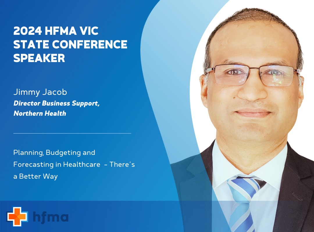 HFMA - We’re pleased to announce that Jimmy Jacob, Director Business ...
