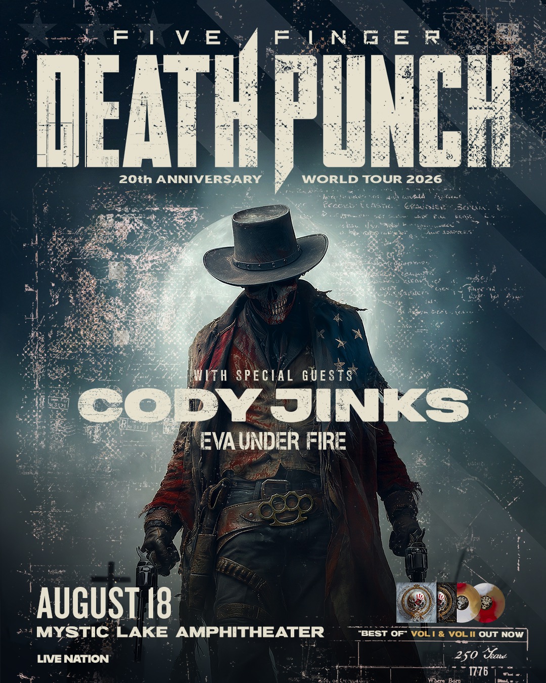 🚨JUST ANNOUNCED🚨 Five Finger Death Punch is coming to Mystic