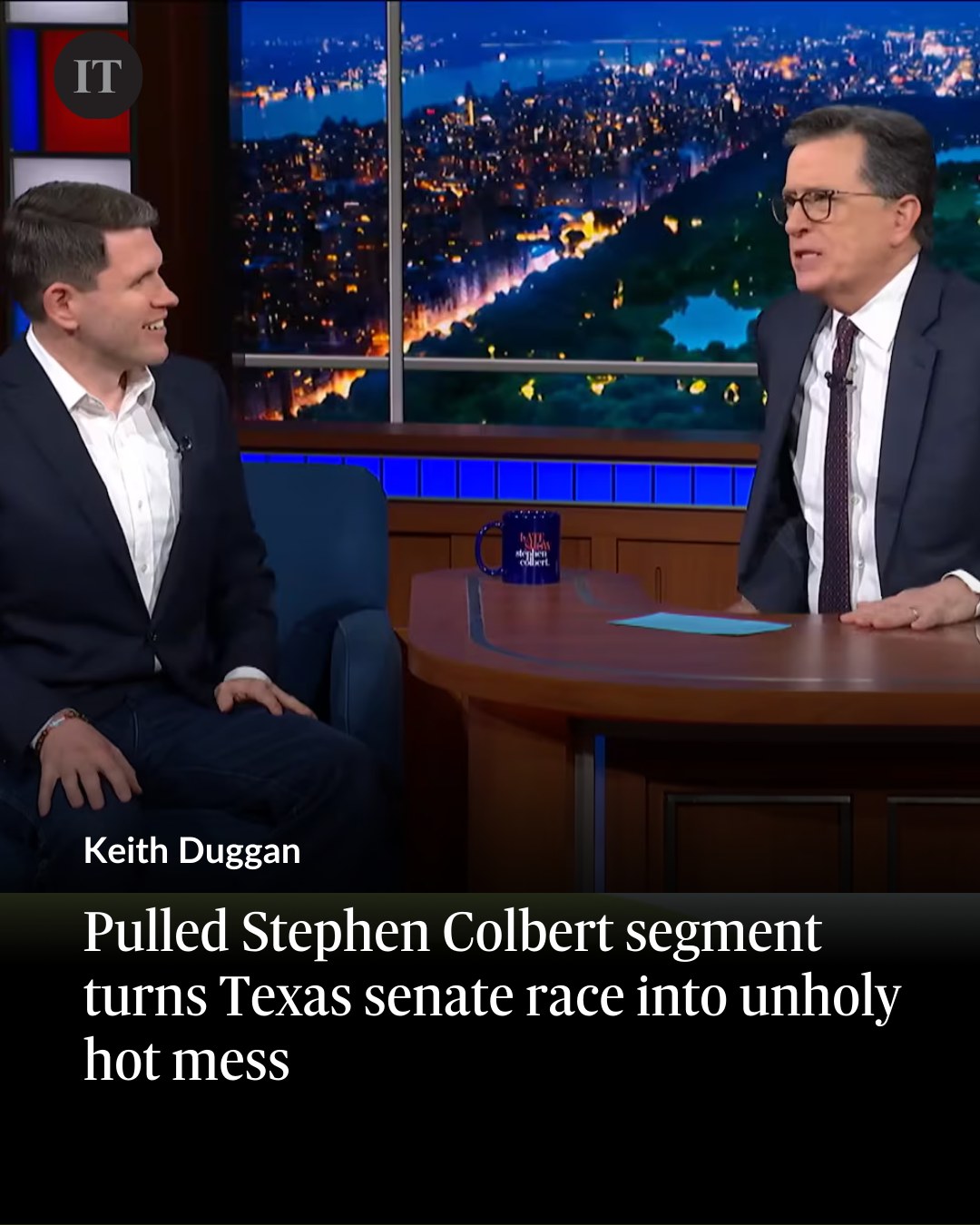 The Irish Times - During the controversial Stephen Colbert... | Facebook