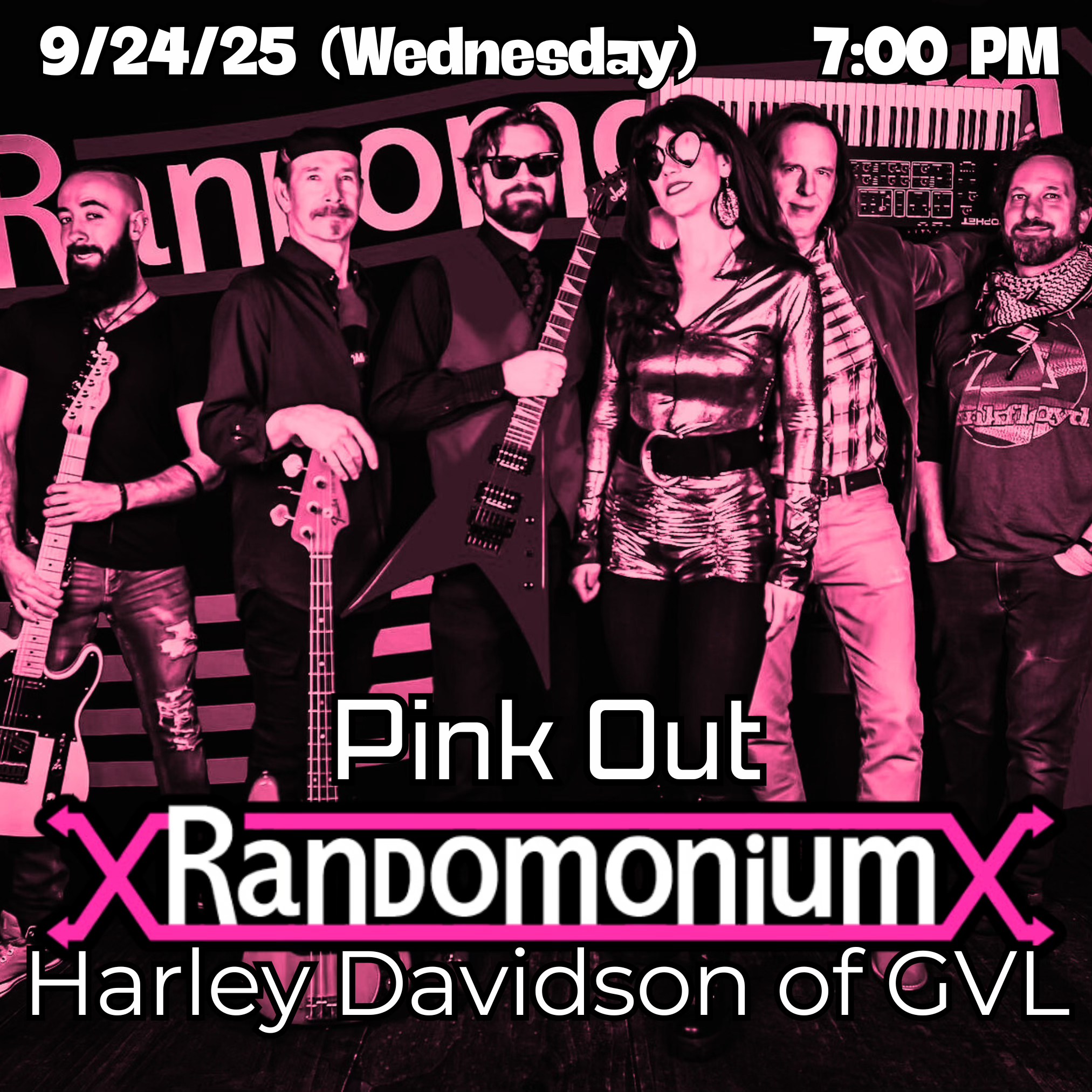 Pink Out Event/ Randomonium at Harley Davidson
