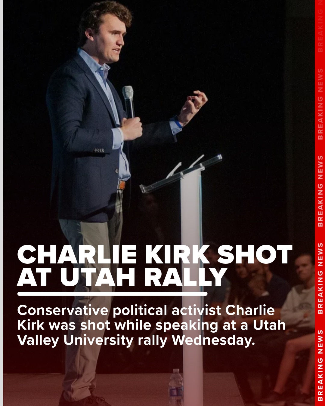 WPFO - #BREAKING: Charlie Kirk, the CEO and co-founder of the ...