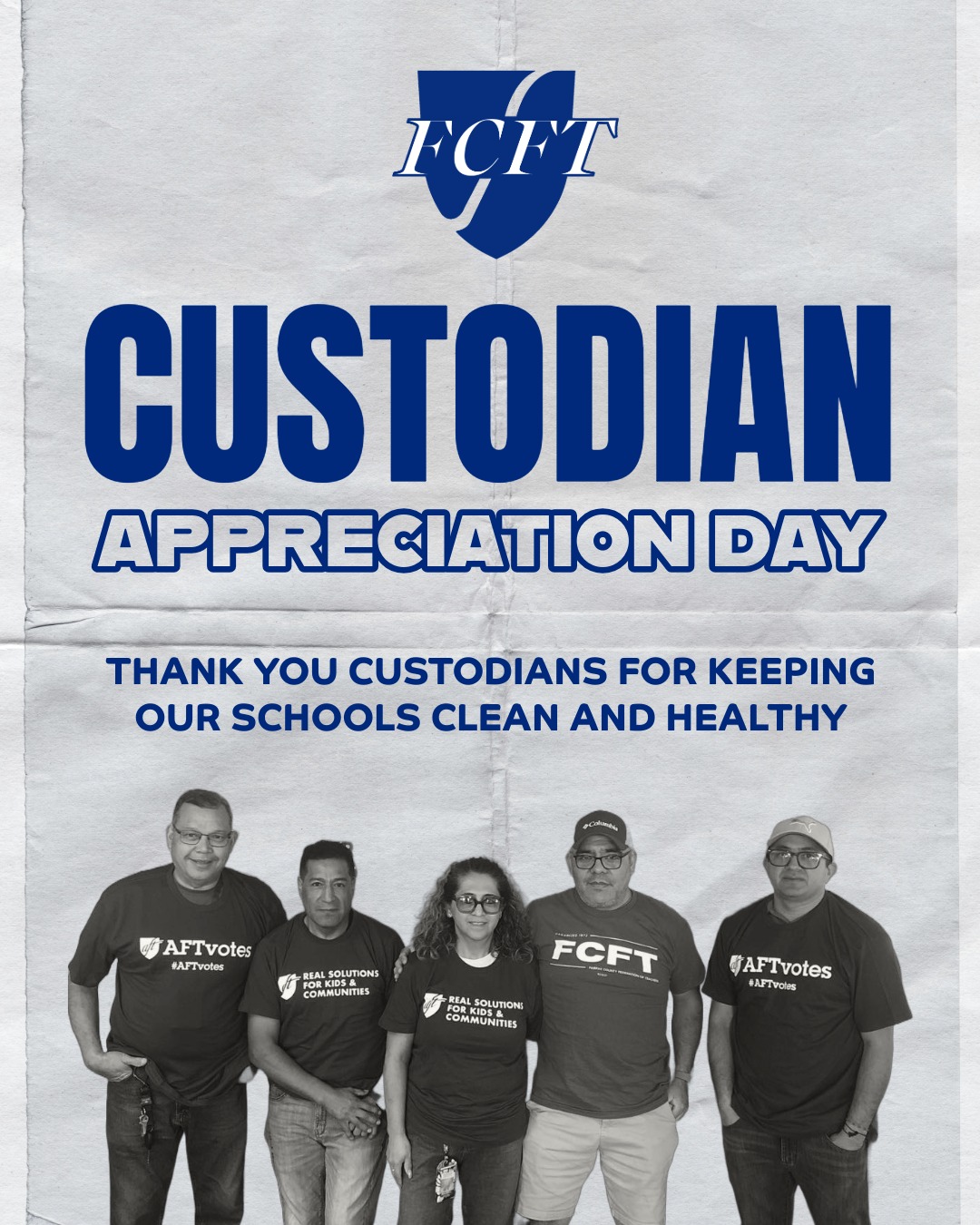 It's custodian... - Fairfax County Federation of Teachers | Facebook