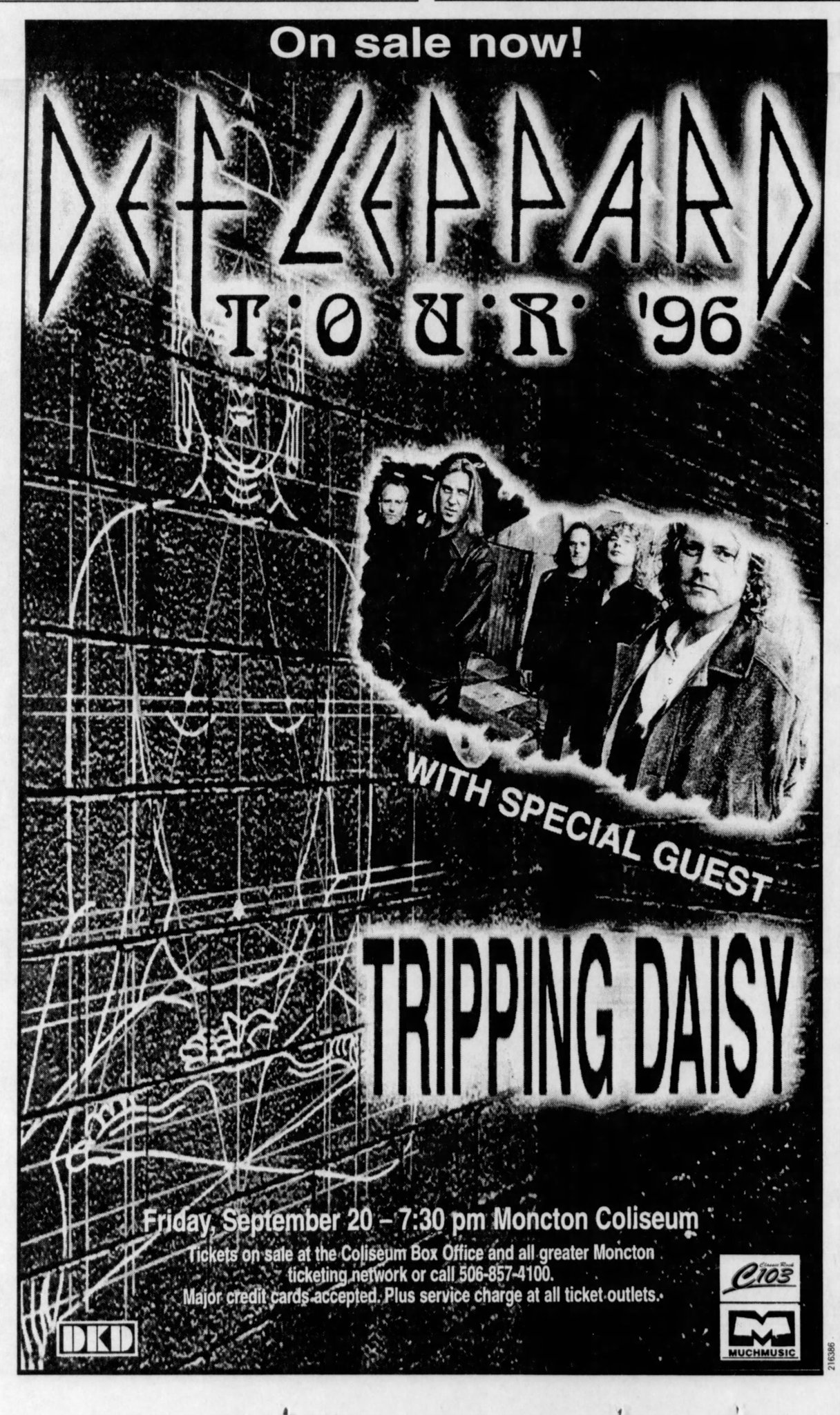 Tripping Daisy's 'Slang' world tour at Moncton Coliseum in 1996