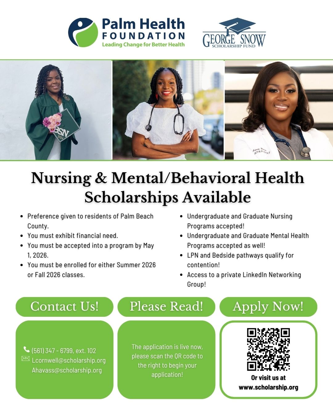 George Snow Scholarship Fund | Boca Raton FL