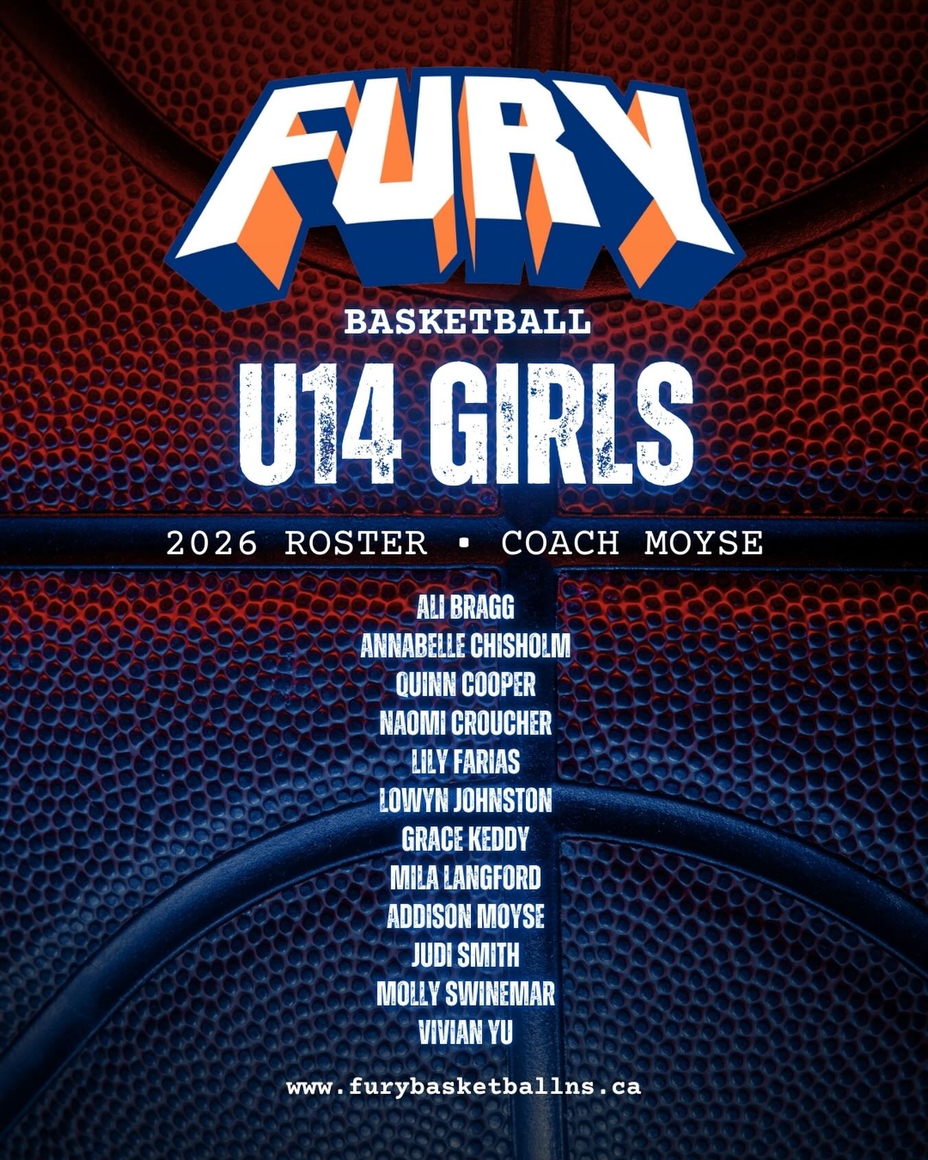 St. - Introducing 2026 U14 Fury Girls - Coach Moyse. #gofury ️🏀 | Facebook