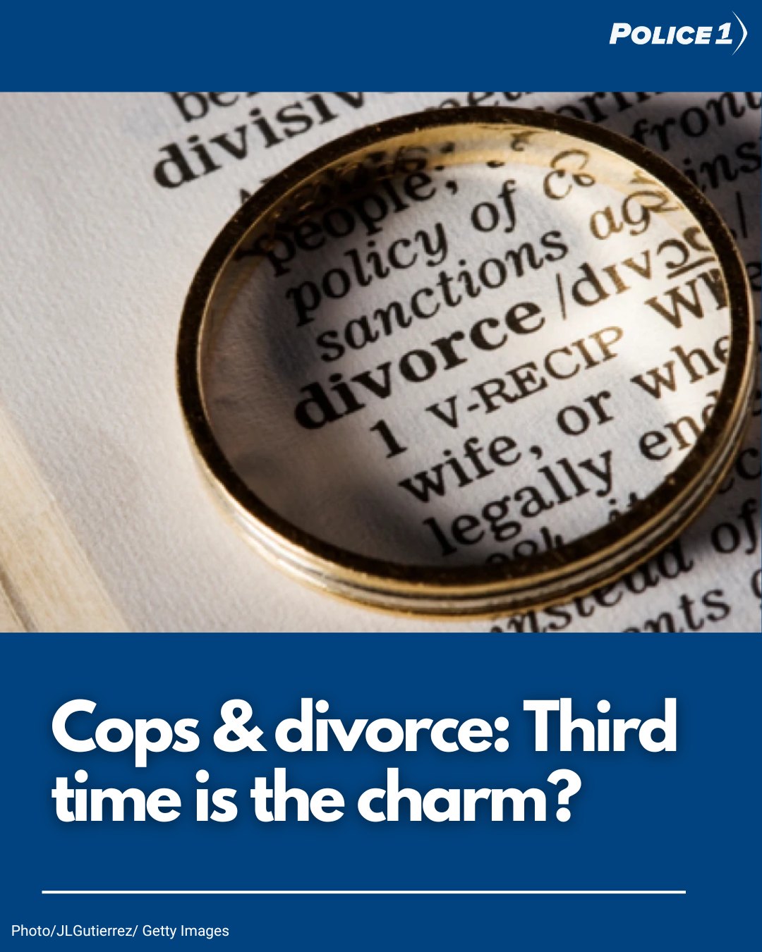 Police1 - “A woman I’d just met didn’t ask if I was married — she asked ...