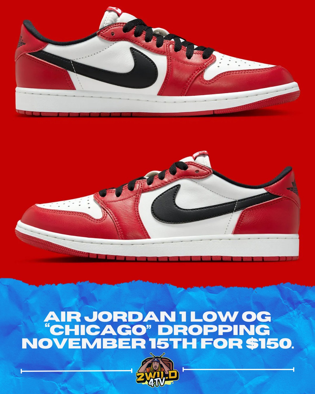 Official Look at the 'NC to Chicago' Air Jordan 1 Low