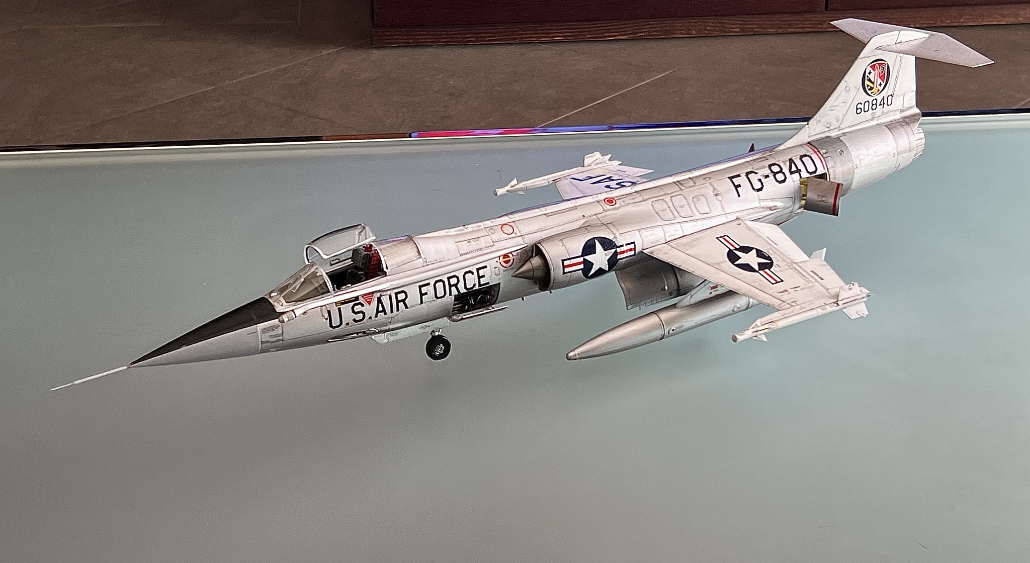 From Luca Poletti : F-104 Starfighter 1:32 scale Send your Italeri
