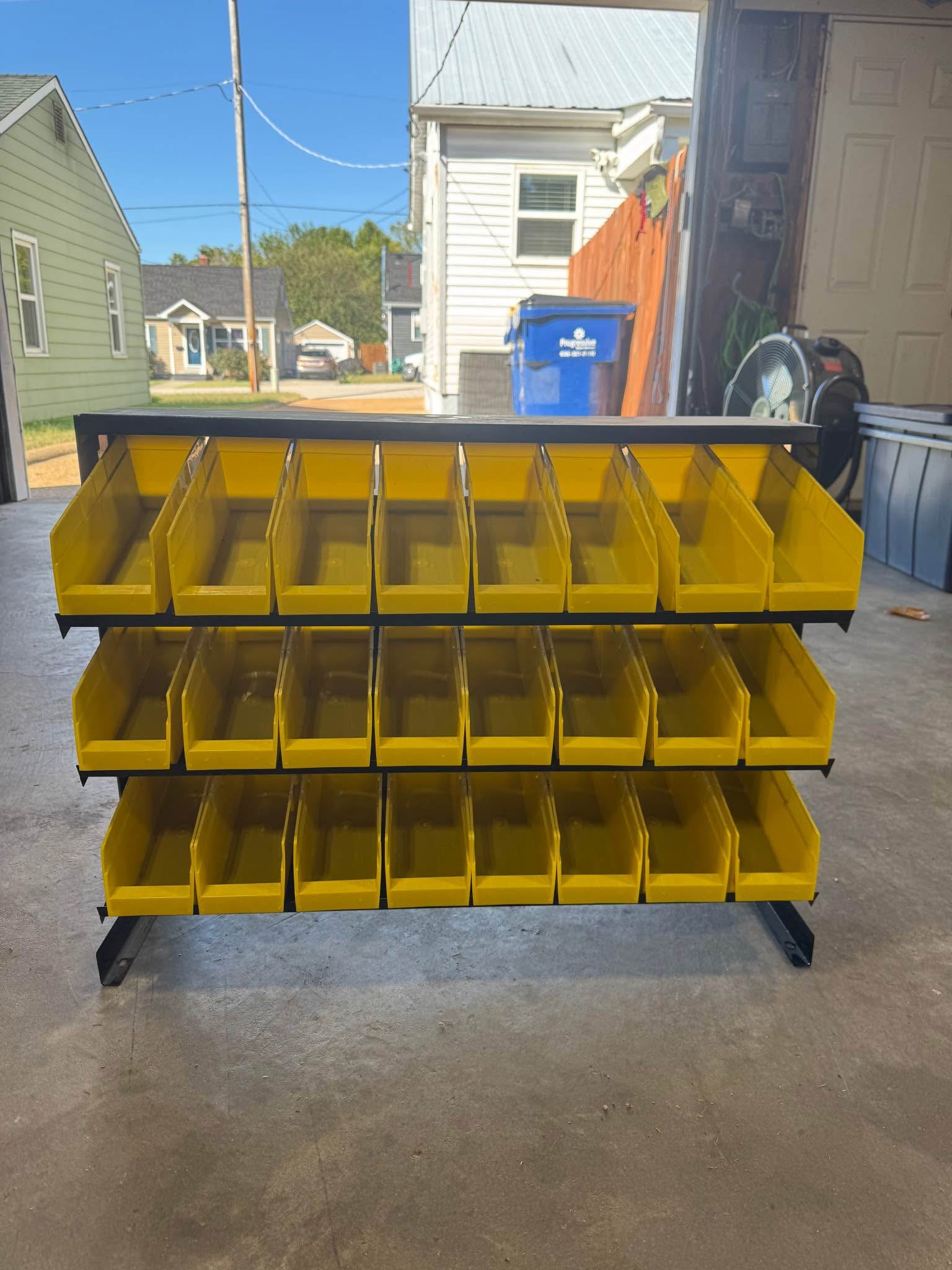 24 Bin Bench Top Parts Rack - Storage Bins & Baskets - Union, Missouri ...