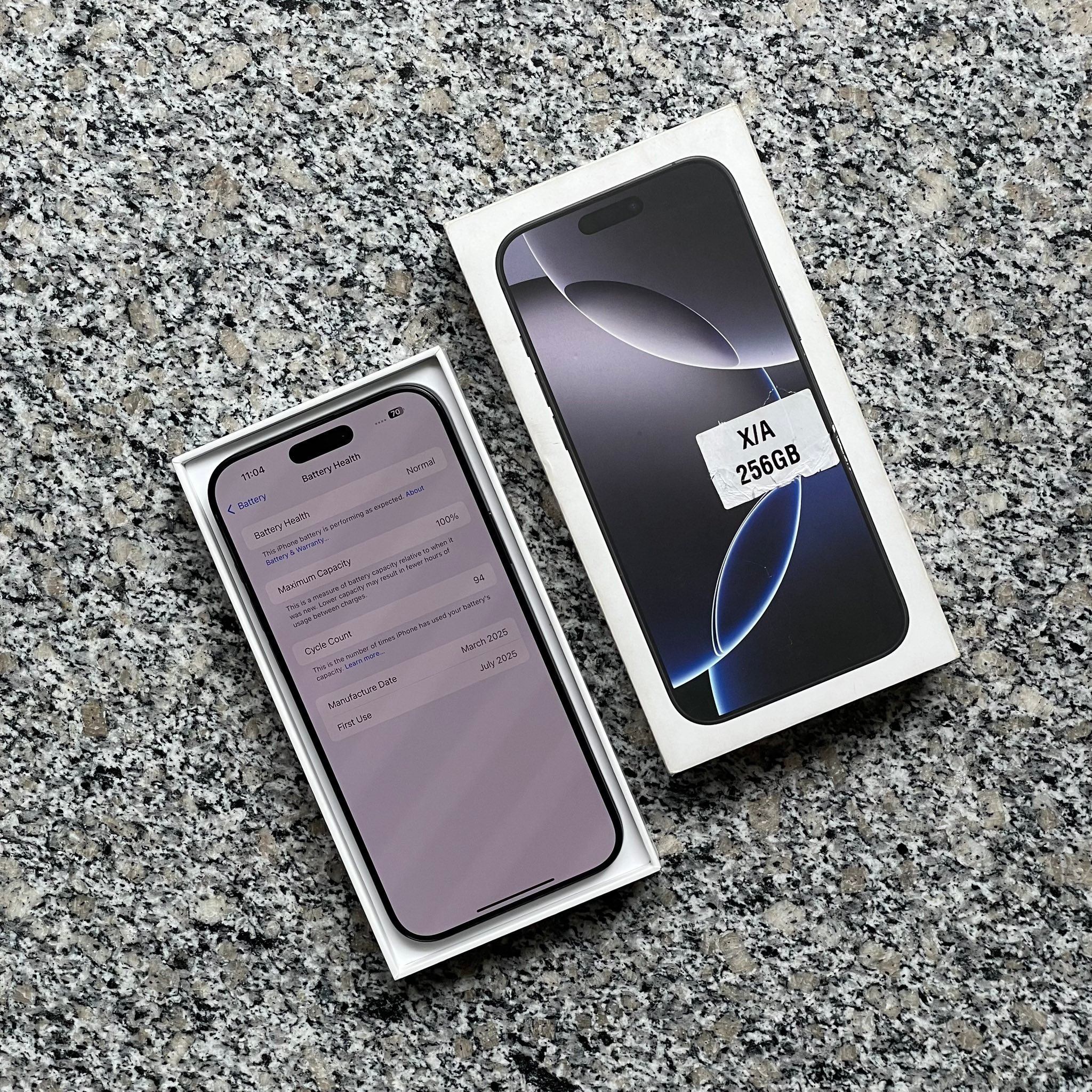 iPhone 16 Pro Max 256GB X/A Mint Condition Fullset with Same IMEI 
