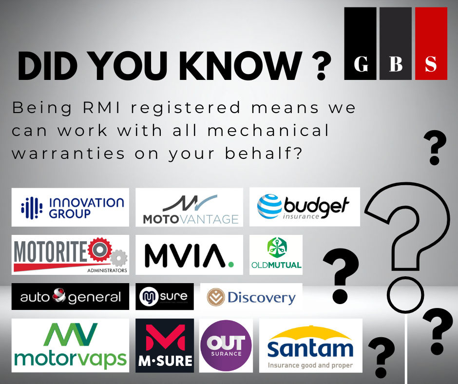We’re Proudly RMI Approved!... - GBS Gearbox Service George | Facebook