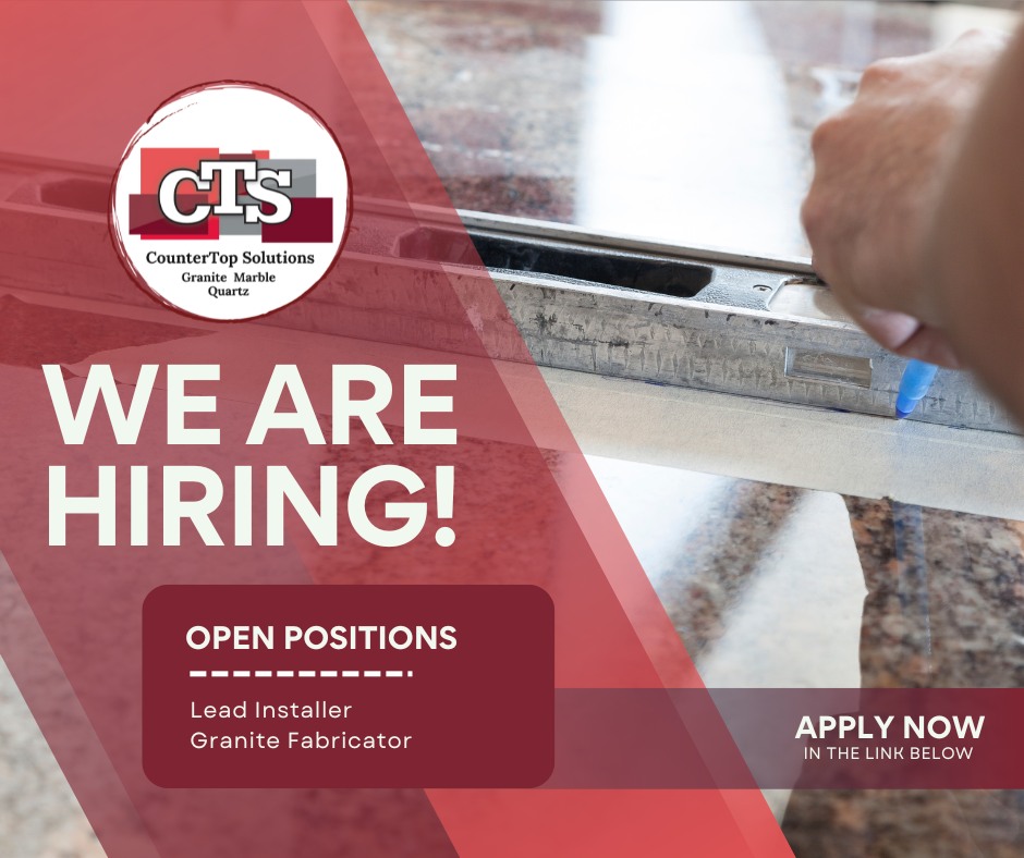 💥 We’re Hiring! 💥 Oklahoma’s... - CounterTop Solutions, Inc. | Facebook