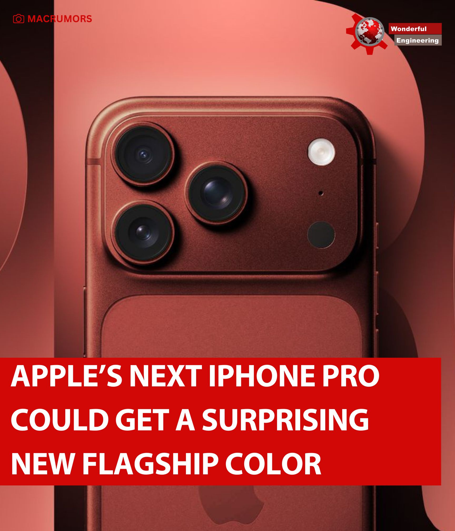 Apple is testing red as the next... - Wonderful Engineering | Facebook