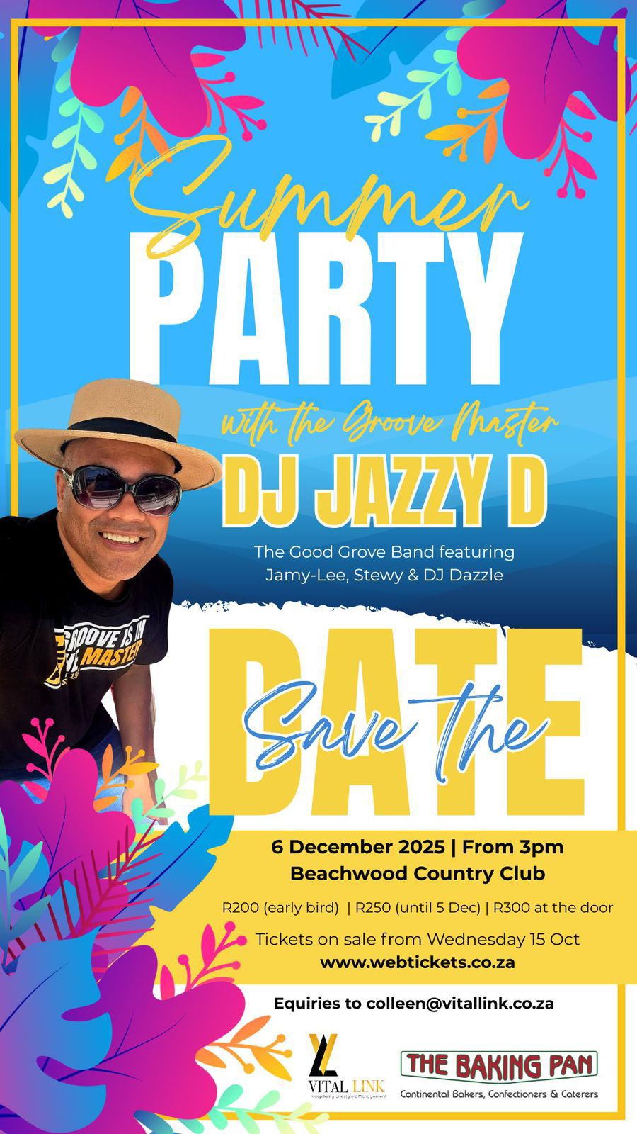 Colleen - Dj Jazzy D (The GrooveMaster) thank you for accepting our ...