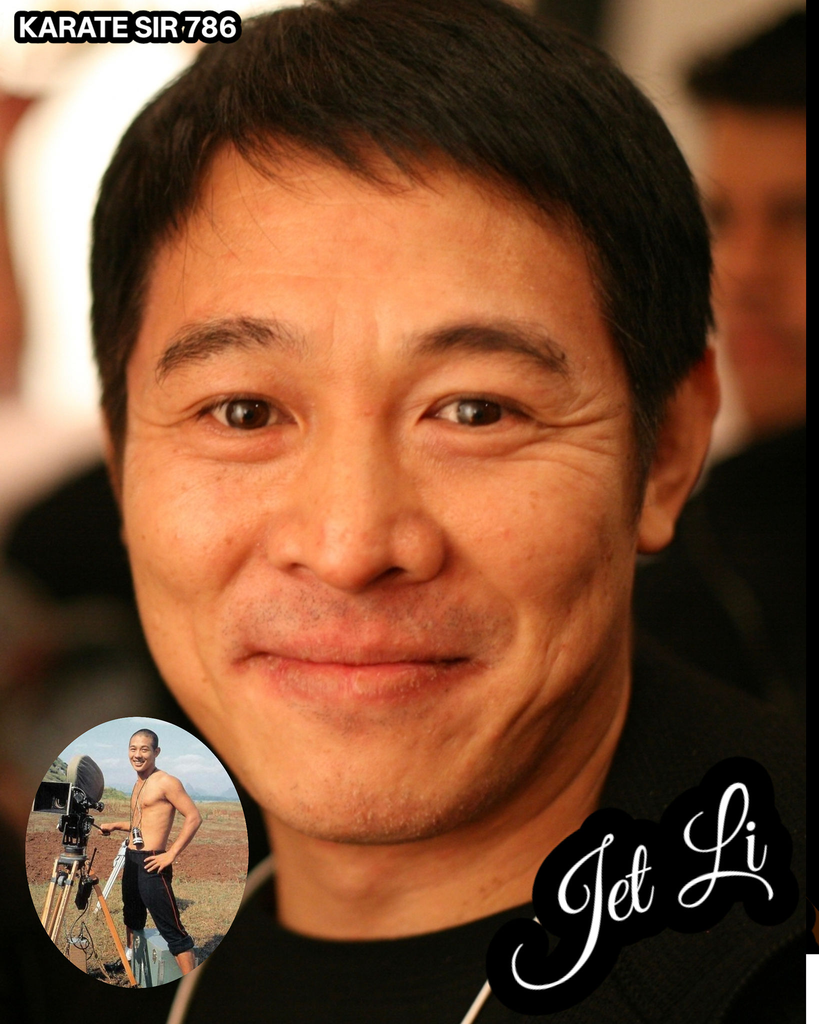 KARATE - This image shows famous actor and martial artist Jet Li, known ...