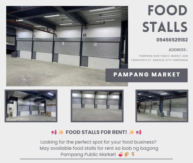 FOOD STALLS FOR RENT