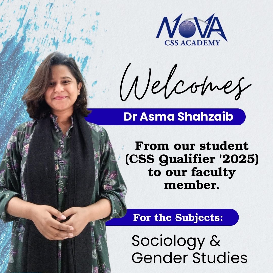 Nova - 🌟 Welcome to the Faculty, Dr. Asma Shahzaib 🌟 From being a CSS ...