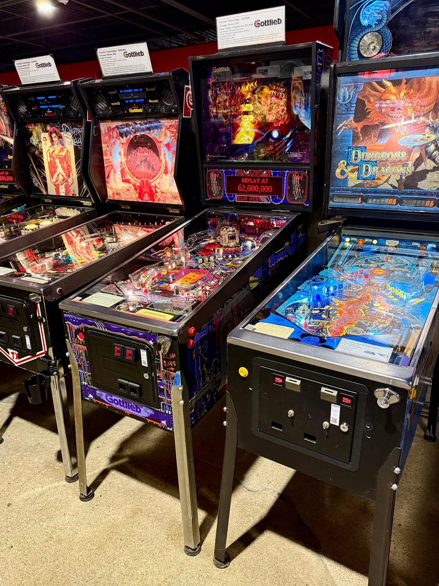 1994 Gottlieb Premier Freddy A Nightmare on Elm Street pinball