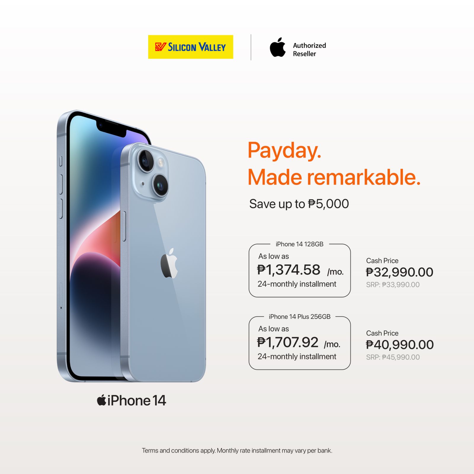 Payday just got remarkable ✨? Upgrade to iPhone 14 and enjoy 