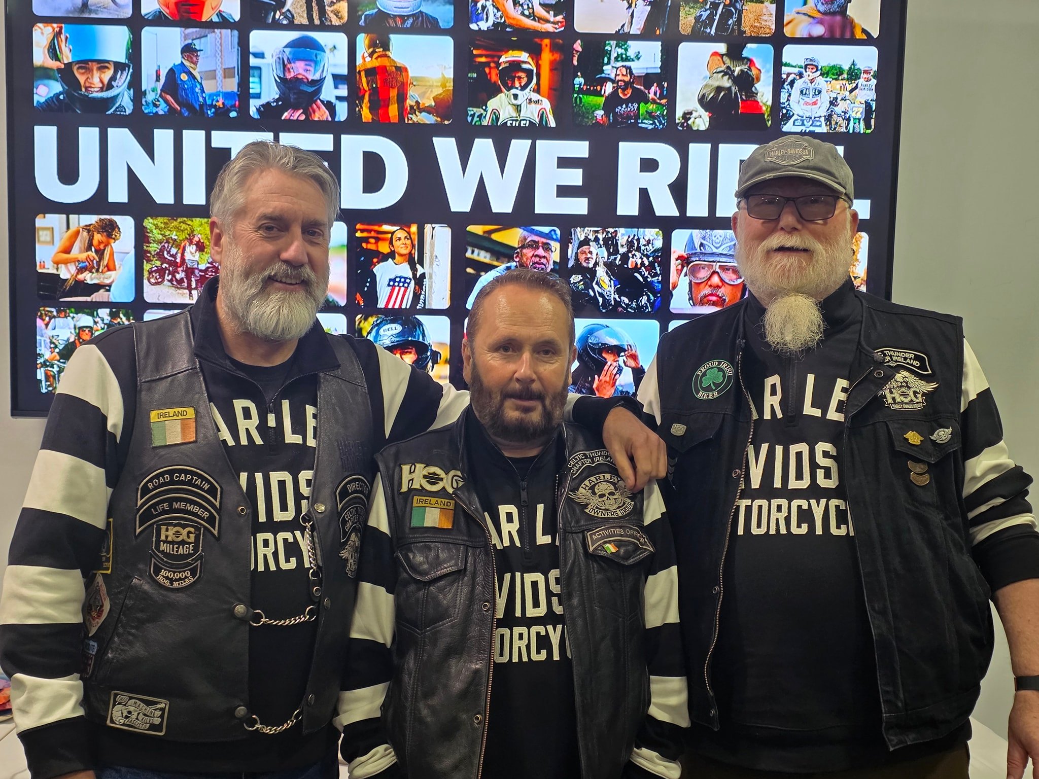 Three legends. One jumper. ? Rolling through the weekend like a 