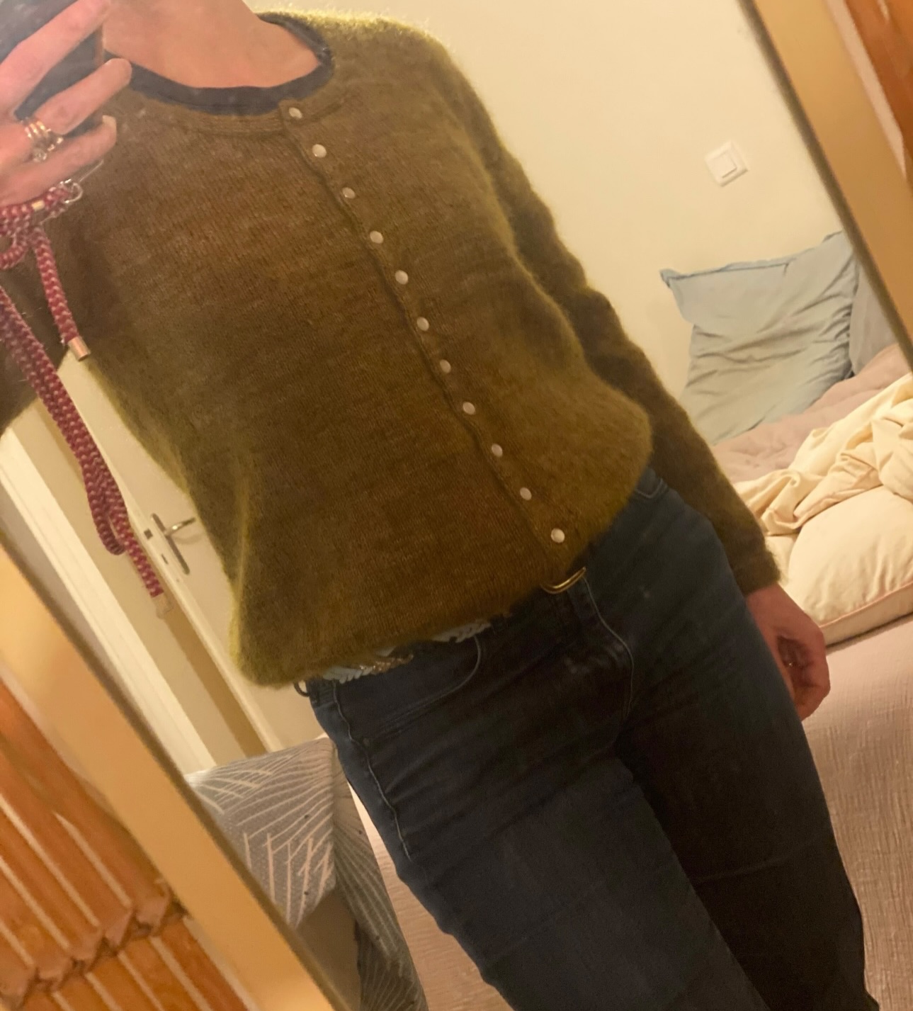 Pull Vintage Femme Reference Point - Taille S Petites, Avec Paillettes, Occasion Très Bon état