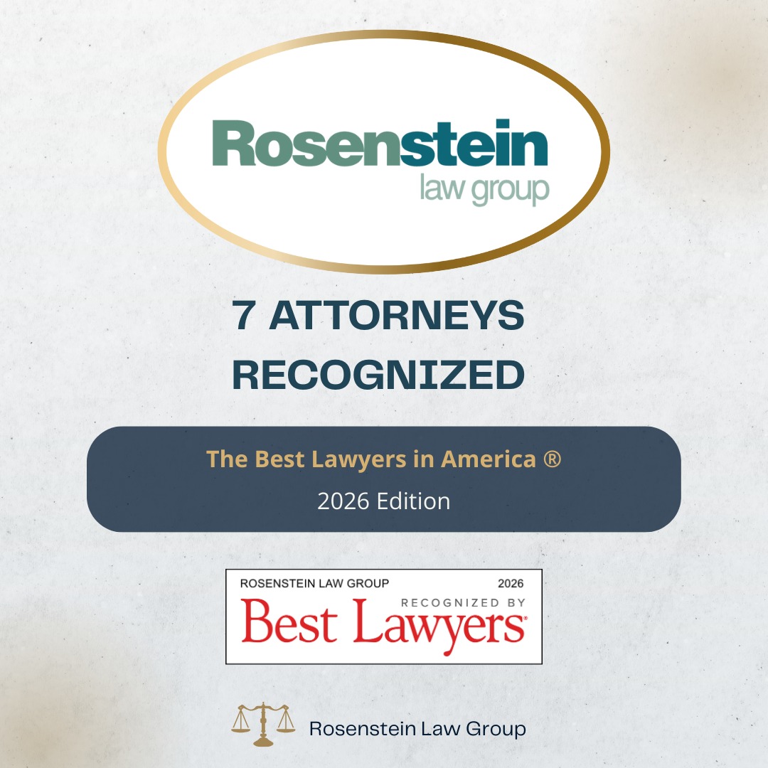 🎊 BIG NEWS! We're thrilled to share... - Rosenstein Law Group | Facebook