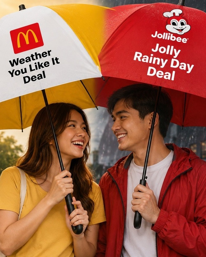 🚨 UMBRELLA BATTLE! 🚨 Team McDonald's Weather Like It Deal or