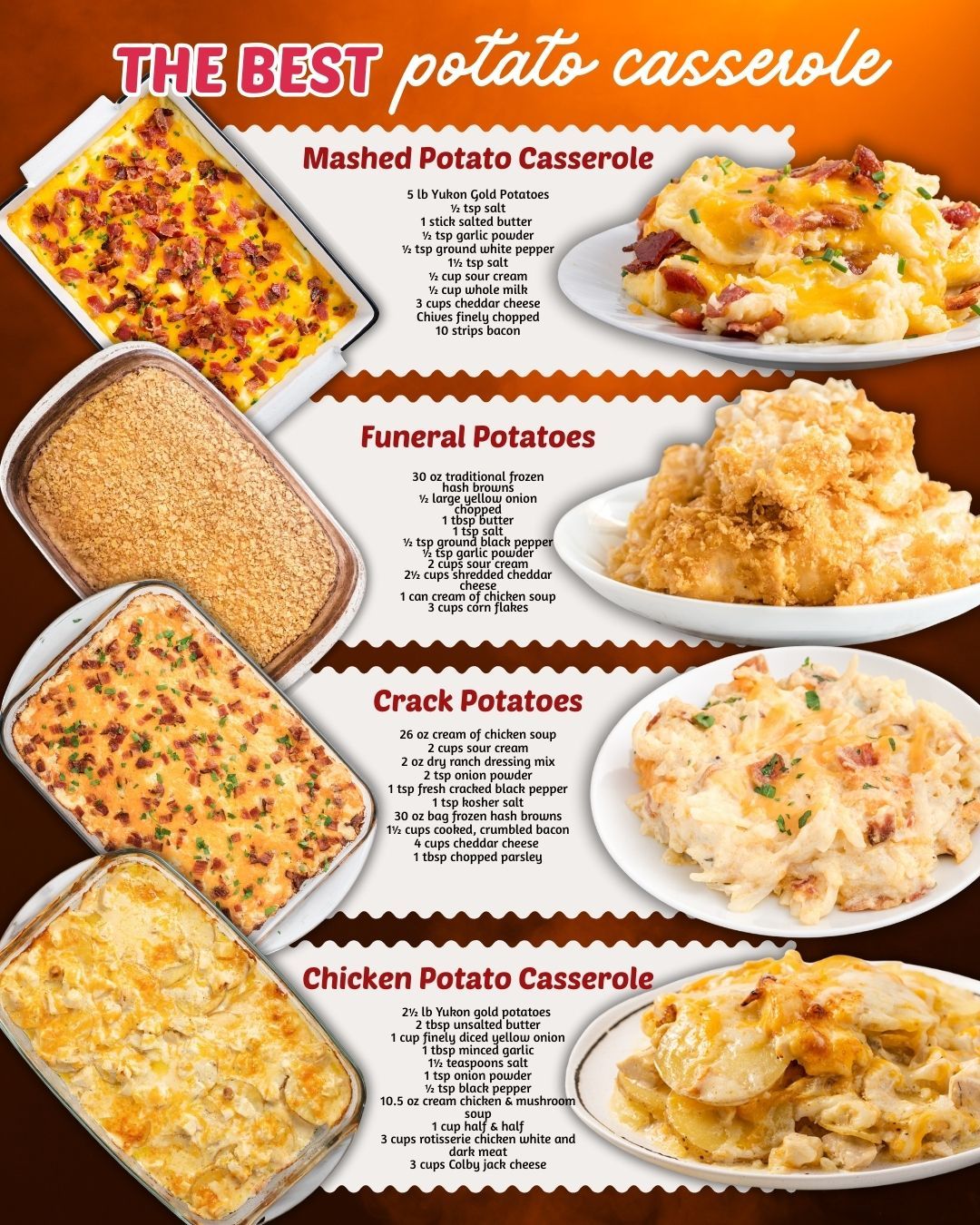 Princess - EASY POTATO CASSEROLE RECIPES! MASHED POTATO CASSEROLE: 5 lb ...