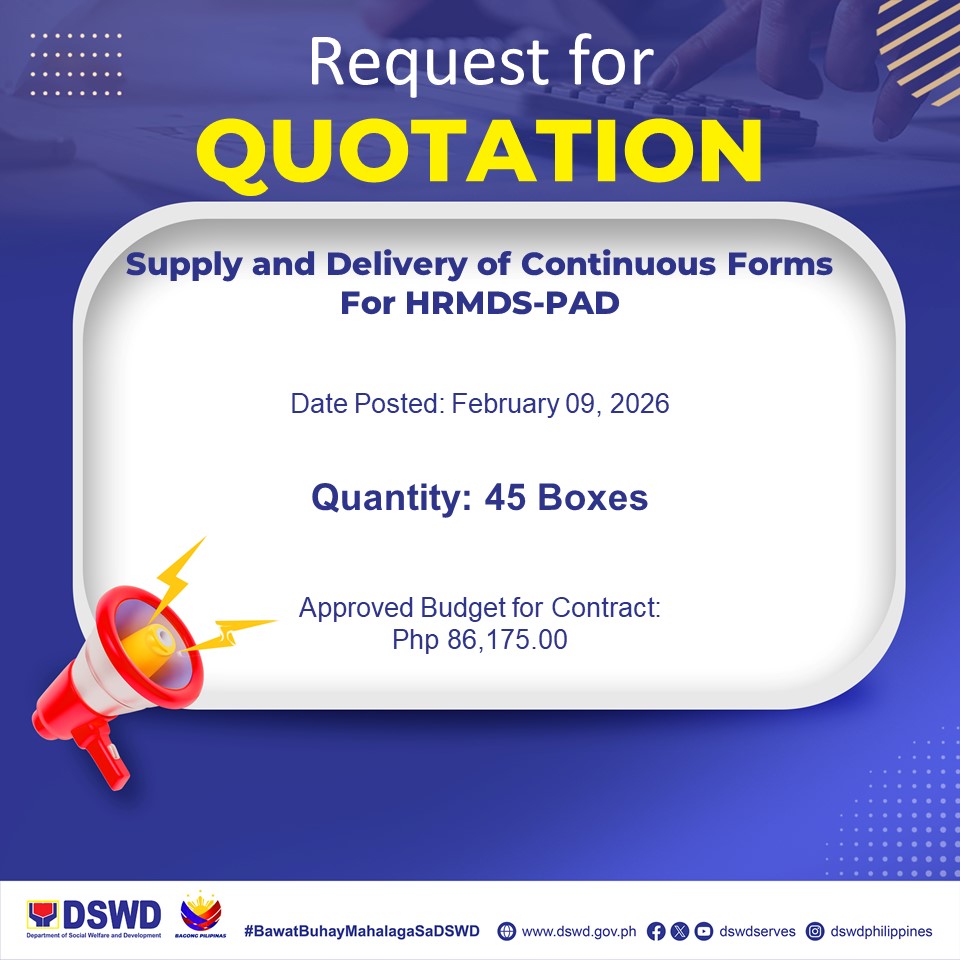 Check... - Department of Social Welfare and Development - DSWD | Facebook