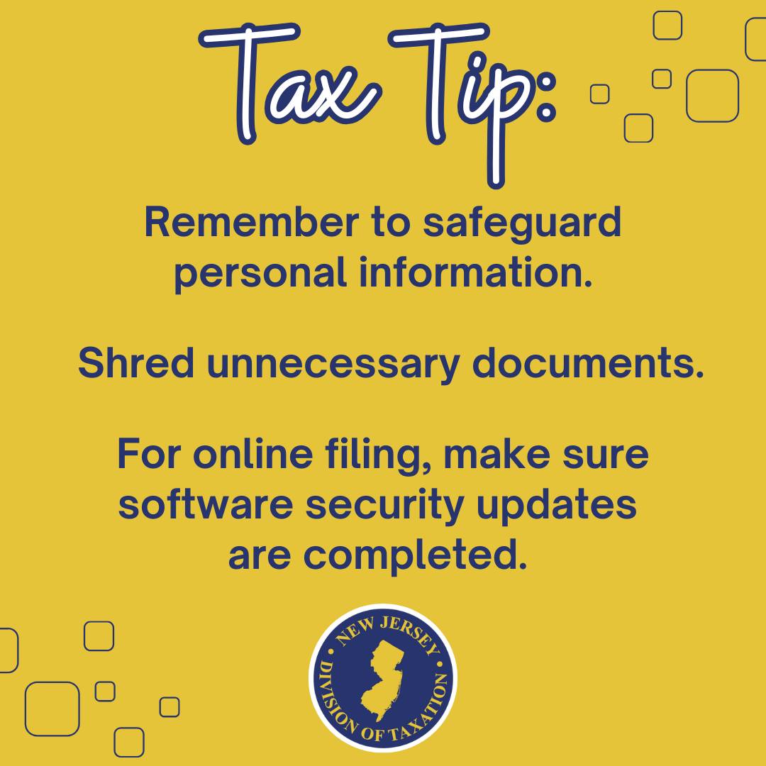 For additional information on... - NJ Division of Taxation | Facebook