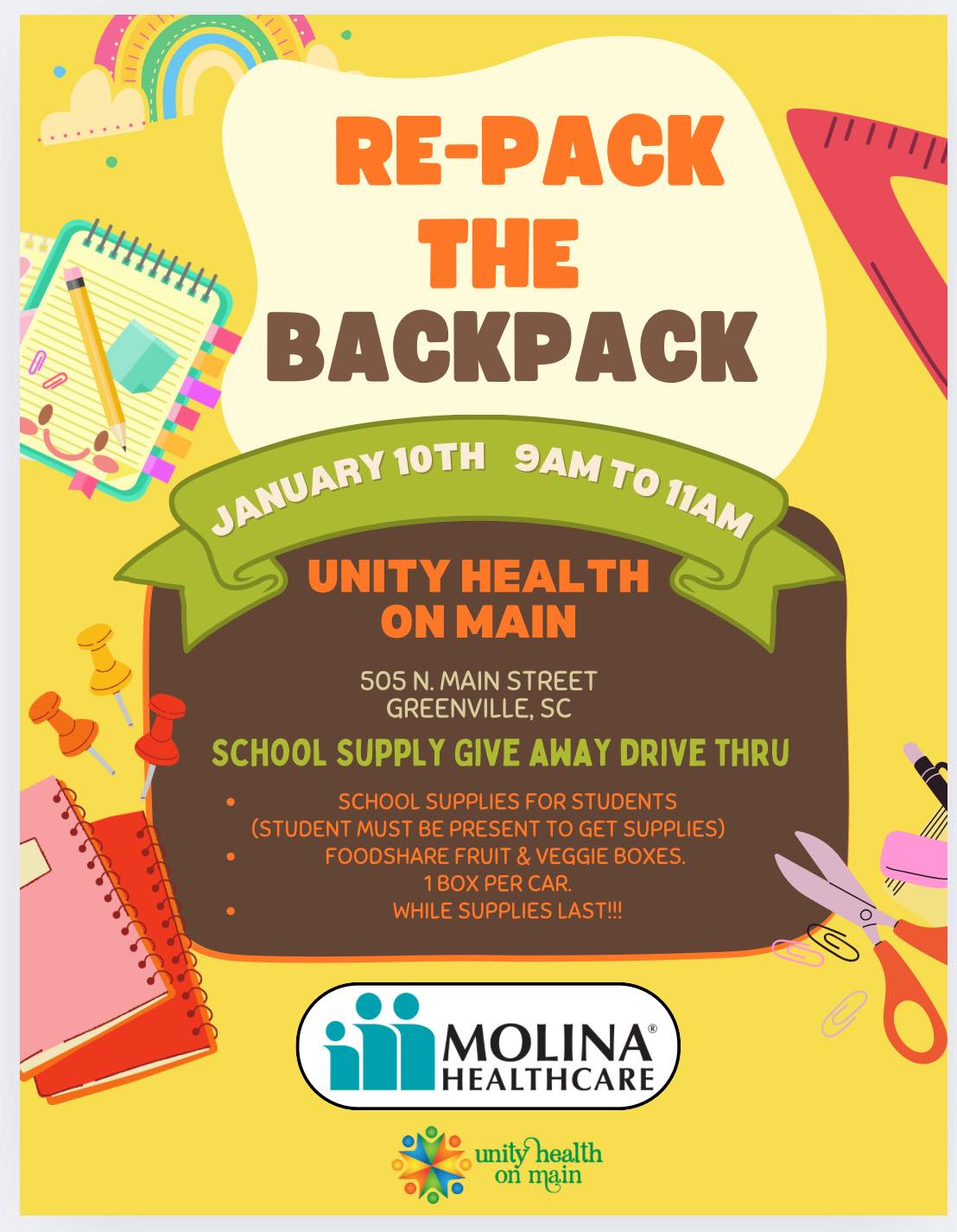 Unity Health on Main | Greenville SC
