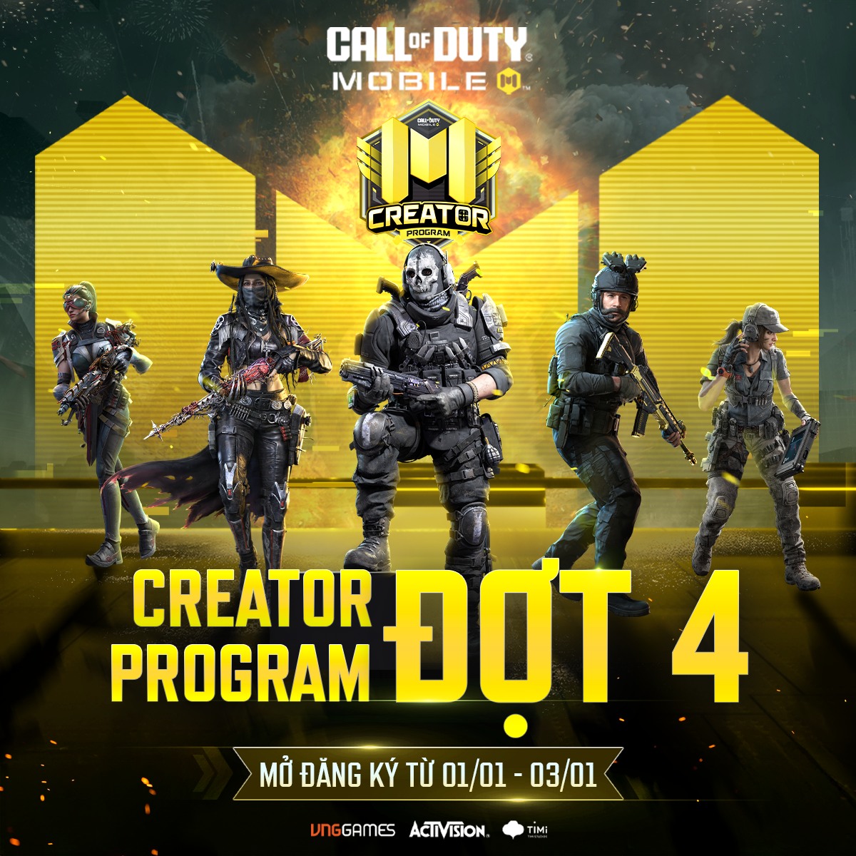 Call - [CHÍNH THỨC MỞ ĐĂNG KÝ CODM CREATOR PROGRAM ĐỢT 4] 👉 BÌNH LUẬN ...