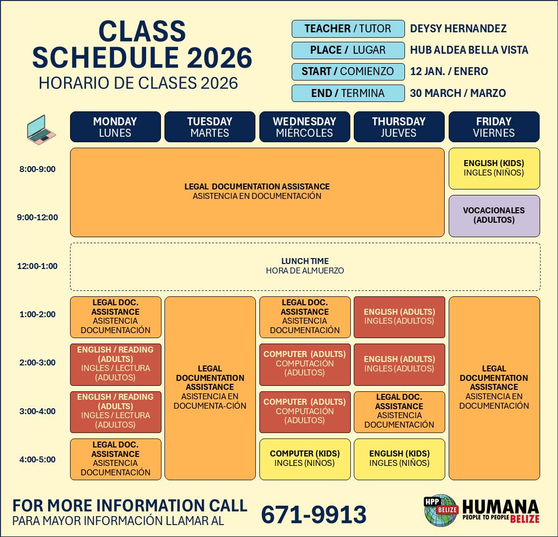 Humana - ENG: Our 2026 workshops are starting soon at Hub in Bella ...
