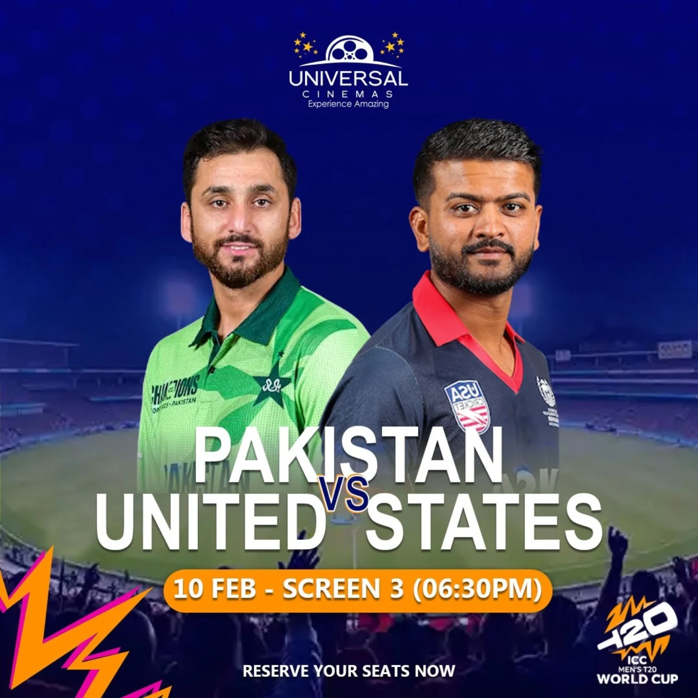 Pak vs USA | 6:30 PM | Game On. 🇵🇰🇺🇸