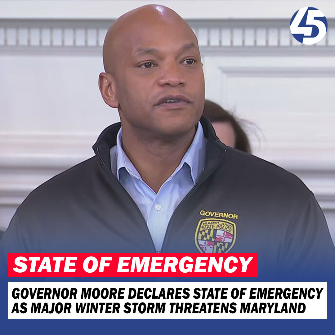 WBFF - Governor Wes Moore declared a state of emergency in Maryland as ...