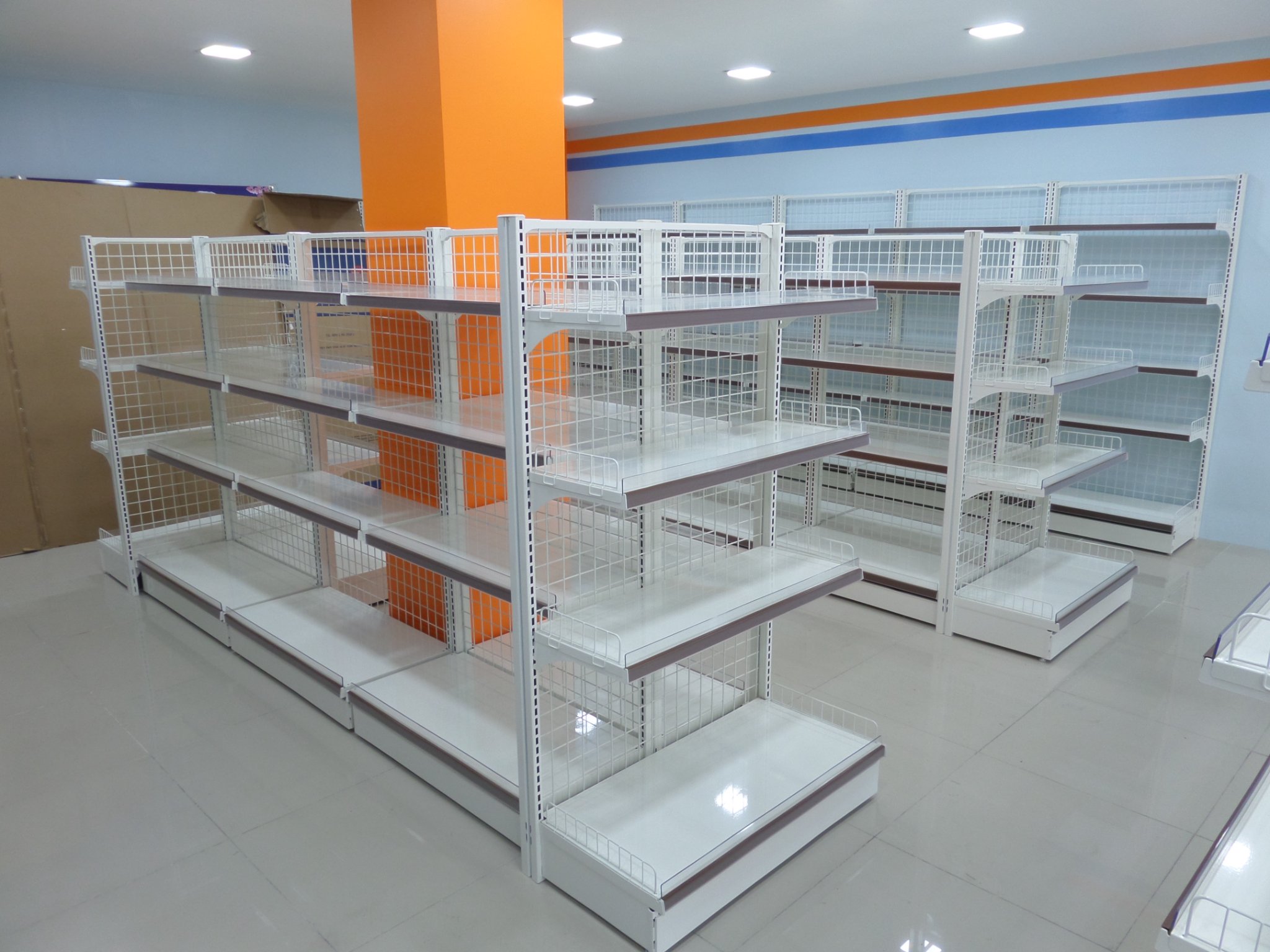 Ty Steel Racks Shelves and Gondola Shelves Grocery Display Made in Korea